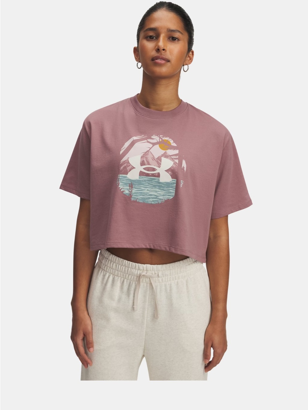 Under Armour Cropped Graphic Tee